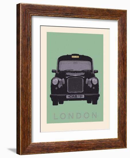 London - Cab I-Ben James-Framed Premium Giclee Print