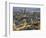 London City Square Mile seen from St Paul's Cathedral in evening-Charles Bowman-Framed Photographic Print