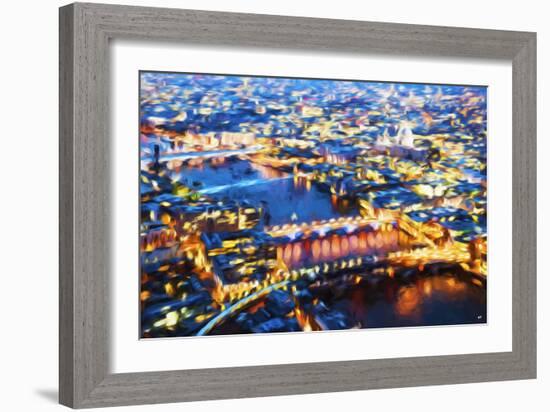 London Cityscape VI - In the Style of Oil Painting-Philippe Hugonnard-Framed Giclee Print
