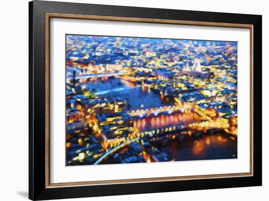 London Cityscape VI - In the Style of Oil Painting-Philippe Hugonnard-Framed Giclee Print