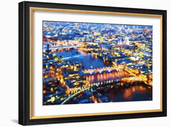 London Cityscape VI - In the Style of Oil Painting-Philippe Hugonnard-Framed Giclee Print