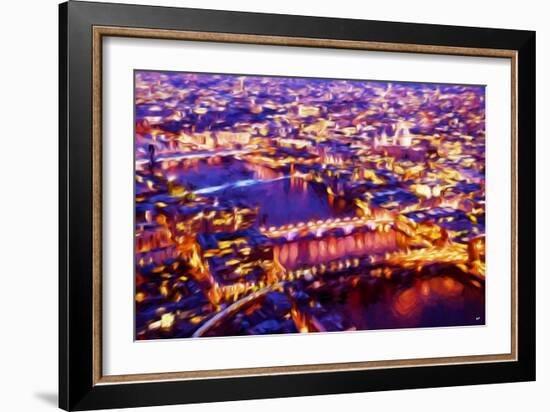 London Cityscape VIII - In the Style of Oil Painting-Philippe Hugonnard-Framed Giclee Print