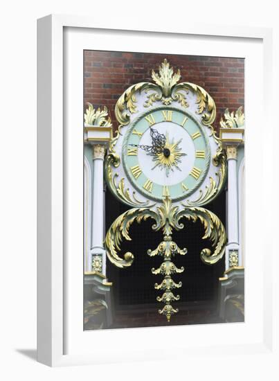 London Clock 2-Chris Bliss-Framed Photographic Print