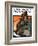 "London Coach" Saturday Evening Post Cover, December 5,1925-Norman Rockwell-Framed Giclee Print