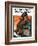 "London Coach" Saturday Evening Post Cover, December 5,1925-Norman Rockwell-Framed Giclee Print