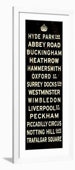 London Crown Sign-null-Framed Art Print