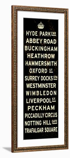 London Crown Sign-null-Framed Art Print