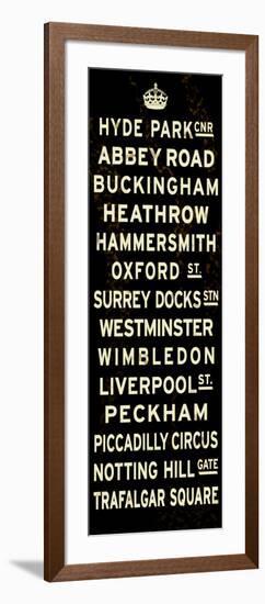 London Crown Sign-null-Framed Art Print