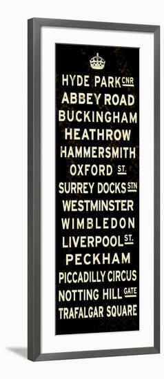 London Crown Sign-null-Framed Art Print