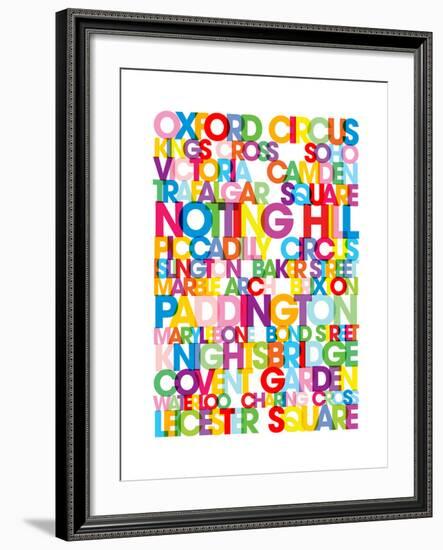 London Destinations Art-Michael Tompsett-Framed Art Print