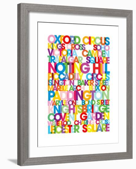 London Destinations Art-Michael Tompsett-Framed Art Print