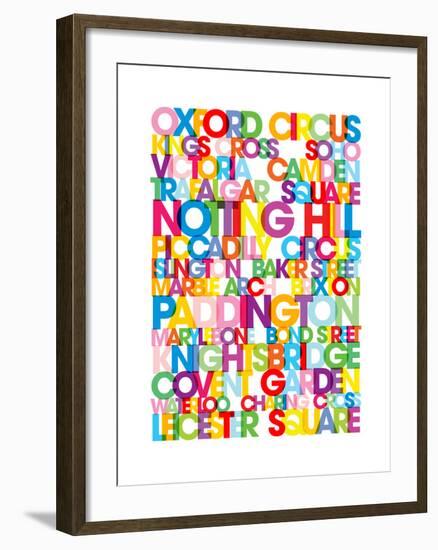 London Destinations Art-Michael Tompsett-Framed Art Print