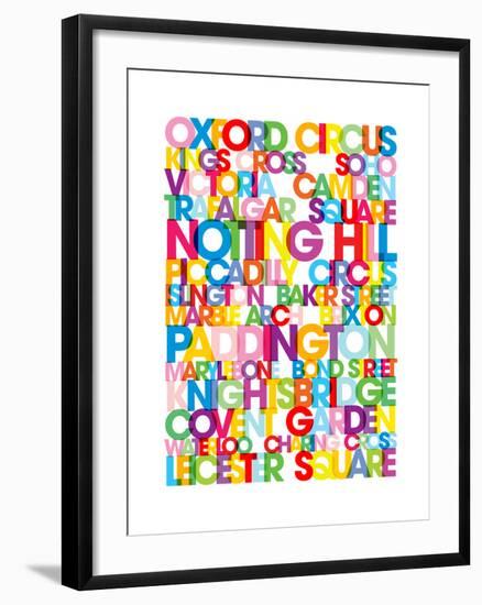 London Destinations Art-Michael Tompsett-Framed Art Print