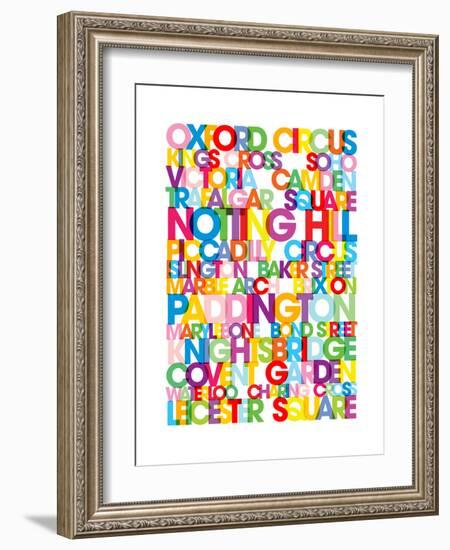 London Destinations Art-Michael Tompsett-Framed Premium Giclee Print