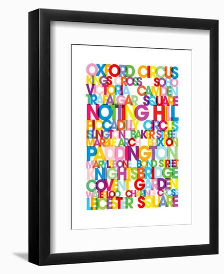 London Destinations Art-Michael Tompsett-Framed Art Print