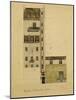 London, Elevation of Proposed Studio in Glebe Place and Upper Cheyne Walk, 1920-Charles Rennie Mackintosh-Mounted Giclee Print