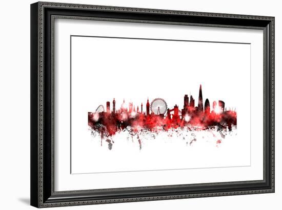 London England Skyline-Michael Tompsett-Framed Art Print