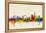 London England Skyline-Michael Tompsett-Framed Stretched Canvas