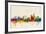 London England Skyline-Michael Tompsett-Framed Art Print