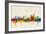 London England Skyline-Michael Tompsett-Framed Art Print