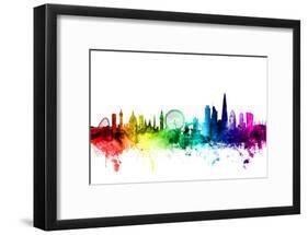 London England Skyline-Michael Tompsett-Framed Photographic Print
