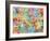 London England Street Map-Michael Tompsett-Framed Art Print