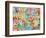 London England Street Map-Michael Tompsett-Framed Art Print