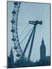 London Eye and Big Ben, South Bank, London, England-Alan Copson-Mounted Photographic Print