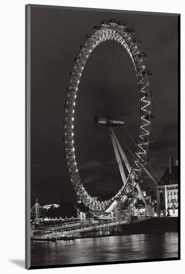 London Eye Ferris Wheel-null-Mounted Art Print