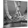 London Eye (Millennium Wheel) and Former County Hall, South Bank, London, England-Jon Arnold-Mounted Photographic Print