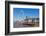 London Eye, tug boat and barge, River Thames, London, England, United Kingdom, Europe-John Guidi-Framed Photographic Print