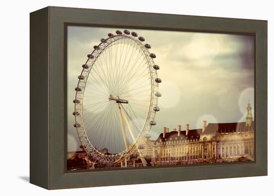 London Ferris Wheel-Emily Navas-Framed Premier Image Canvas