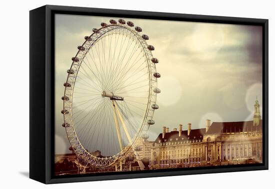 London Ferris Wheel-Emily Navas-Framed Premier Image Canvas