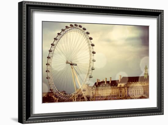 London Ferris Wheel-Emily Navas-Framed Photographic Print