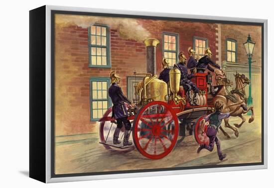 London Fire Engine of C 1860-Peter Jackson-Framed Premier Image Canvas