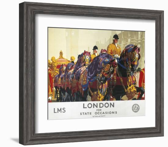 London for State Occasions-null-Framed Art Print