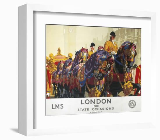 London for State Occasions-null-Framed Art Print