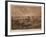 London from Greenwich-J. M. W. Turner-Framed Giclee Print