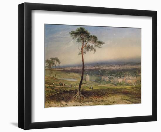 London, from Hampstead, 1834-George Sidney Shepherd-Framed Giclee Print