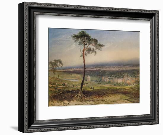 London, from Hampstead, 1834-George Sidney Shepherd-Framed Giclee Print