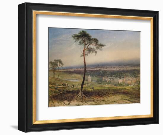 London, from Hampstead, 1834-George Sidney Shepherd-Framed Giclee Print