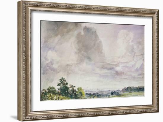 London from Hampstead Heath-John Constable-Framed Giclee Print