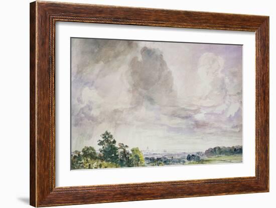 London from Hampstead Heath-John Constable-Framed Giclee Print