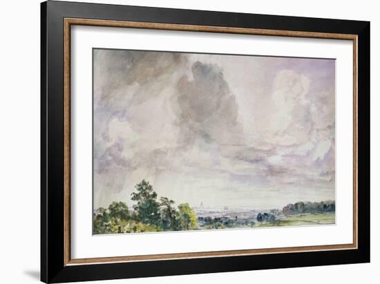 London from Hampstead Heath-John Constable-Framed Giclee Print