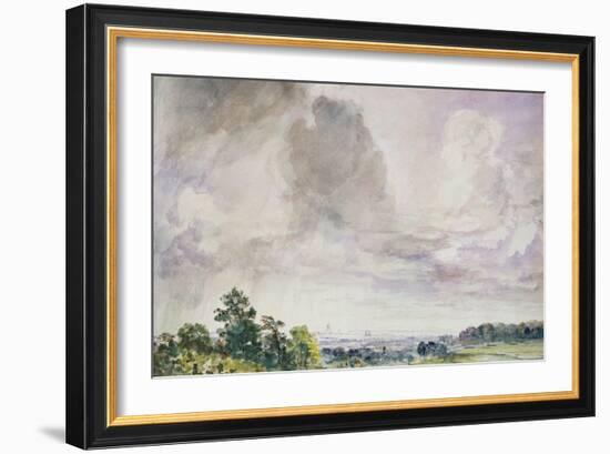 London from Hampstead Heath-John Constable-Framed Giclee Print