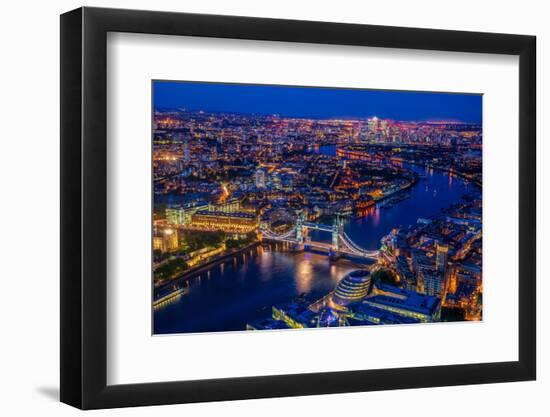 London from Shard-Marco Carmassi-Framed Photographic Print