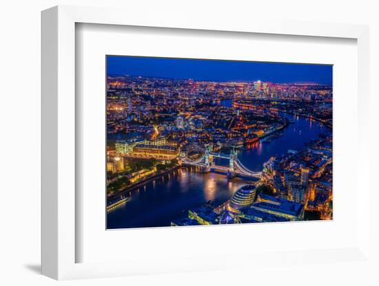 London from Shard-Marco Carmassi-Framed Photographic Print