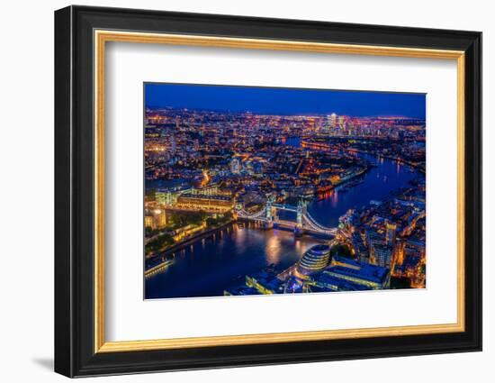 London from Shard-Marco Carmassi-Framed Photographic Print