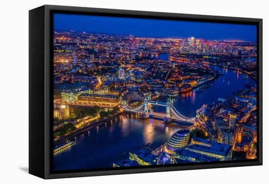 London from Shard-Marco Carmassi-Framed Premier Image Canvas