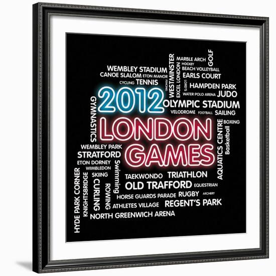 London Games-Tom Frazier-Framed Art Print